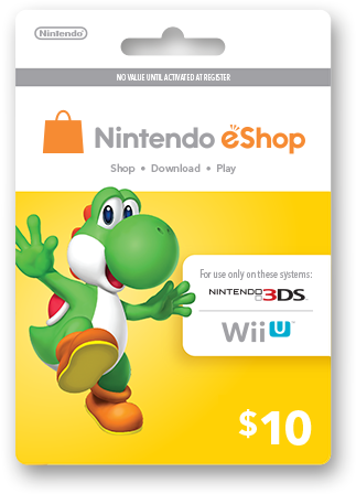Nintendo 3DS/WiiU Eshop USD 10 Cash Code - Kyo's Game Mart